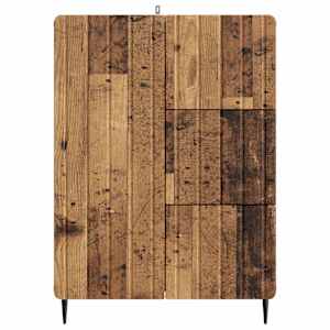Servírovací skříň se zásuvkou Staré dřevo 66 x 34,5 x 91,5 cm - obrázek 6