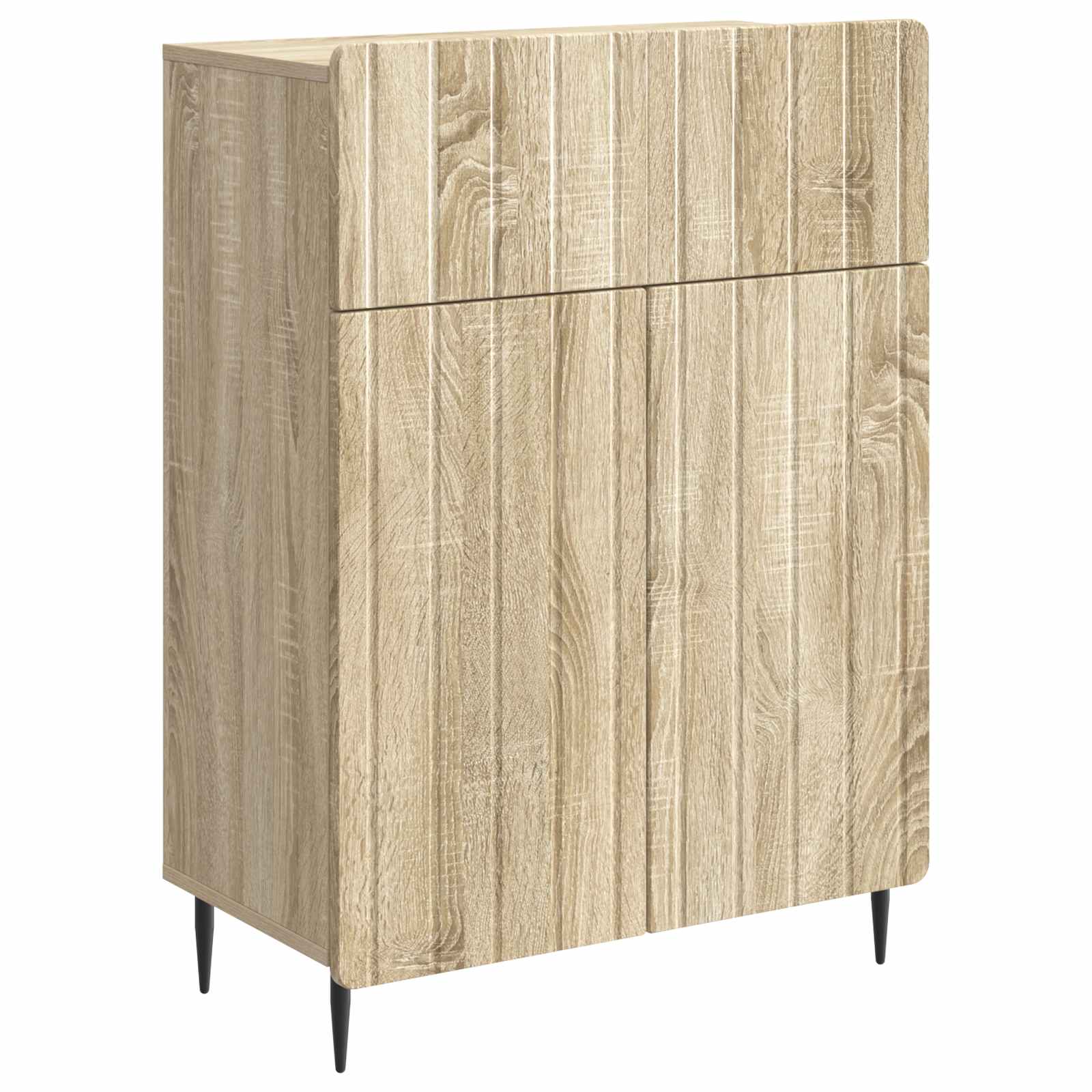 vidaXL Bufet cu sertar Stejar Sonoma 66 x 34,5 x 92 cm Lemn prelucrat