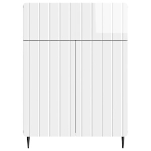 Servírovací skříň Bílá s vysokým leskem 66 x 34,5 x 92 cm - obrázek 6