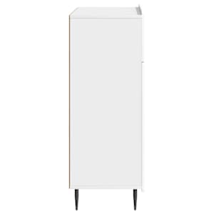 Servírovací skříň Bílá s vysokým leskem 66 x 34,5 x 92 cm - obrázek 7