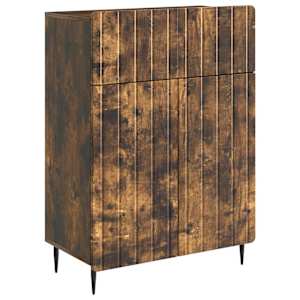 Servírovací skříň se zásuvkou Kouřový dub 66 x 34,5 x 92 cm - obrázek 2