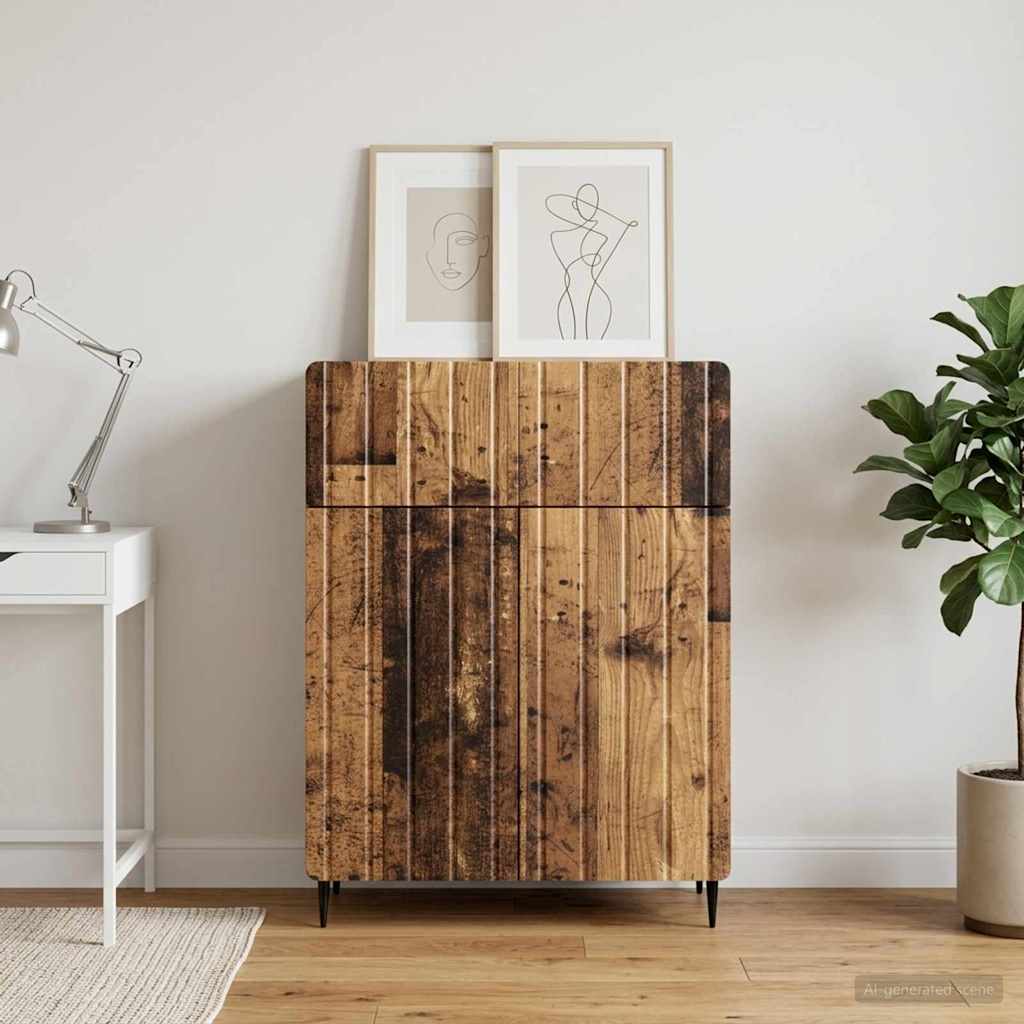 Sideboard Altholz 66 x 34,5 x 92 cm Holzwerkstoff – Ansicht 4