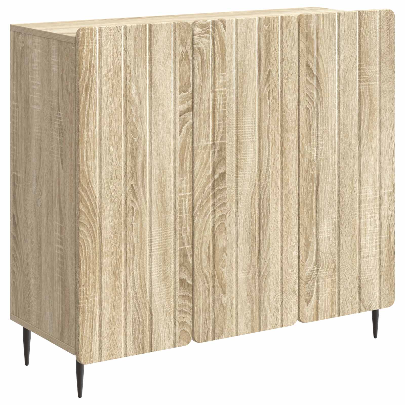 vidaXL Bufet Stejar Sonoma 89 x 34,5 x 82 cm Lemn prelucrat