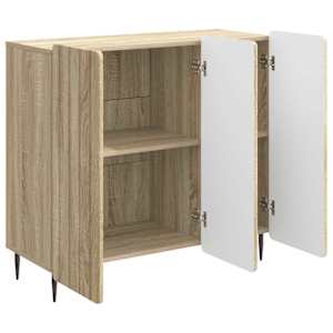Servírovací skříň Dub sonoma 89 x 34,5 x 82 cm Kompozitní dřevo - obrázek 5
