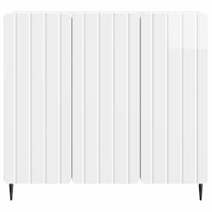 Servírovací skříň Bílá s vysokým leskem 89 x 34,5 x 82 cm - obrázek 6