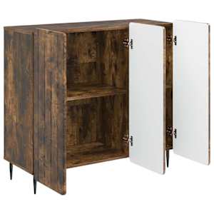 Servírovací skříň Kouřový dub 89 x 34,5 x 82 cm - obrázek 5