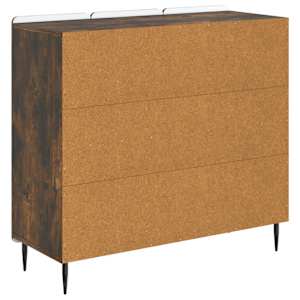 Servírovací skříň Kouřový dub 89 x 34,5 x 82 cm - obrázek 8