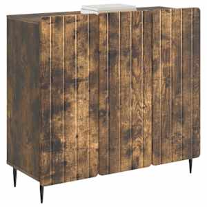 Servírovací skříň Kouřový dub 89 x 34,5 x 82 cm - obrázek 3