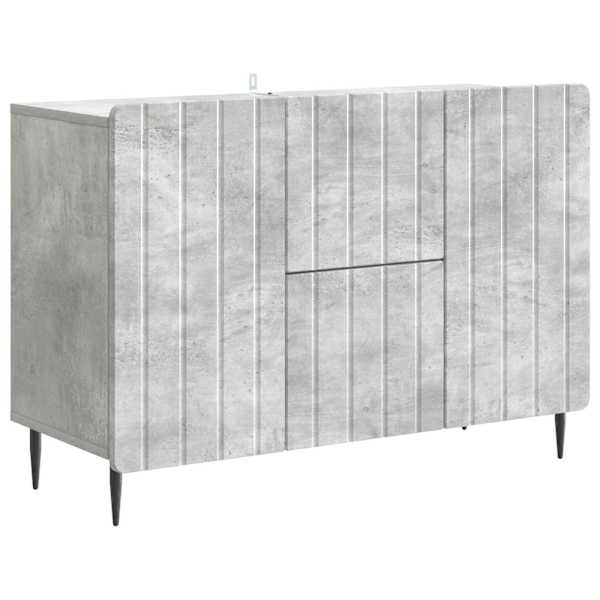 vidaXL K&otilde;ide sahtliga Betoonhall 89 x 34,5 x 62 cm Tehispuit