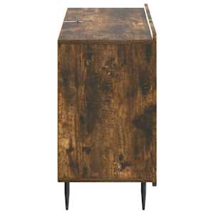 Servírovací skříň se zásuvkou Kouřový dub 89 x 34,5 x 62 cm - obrázek 7