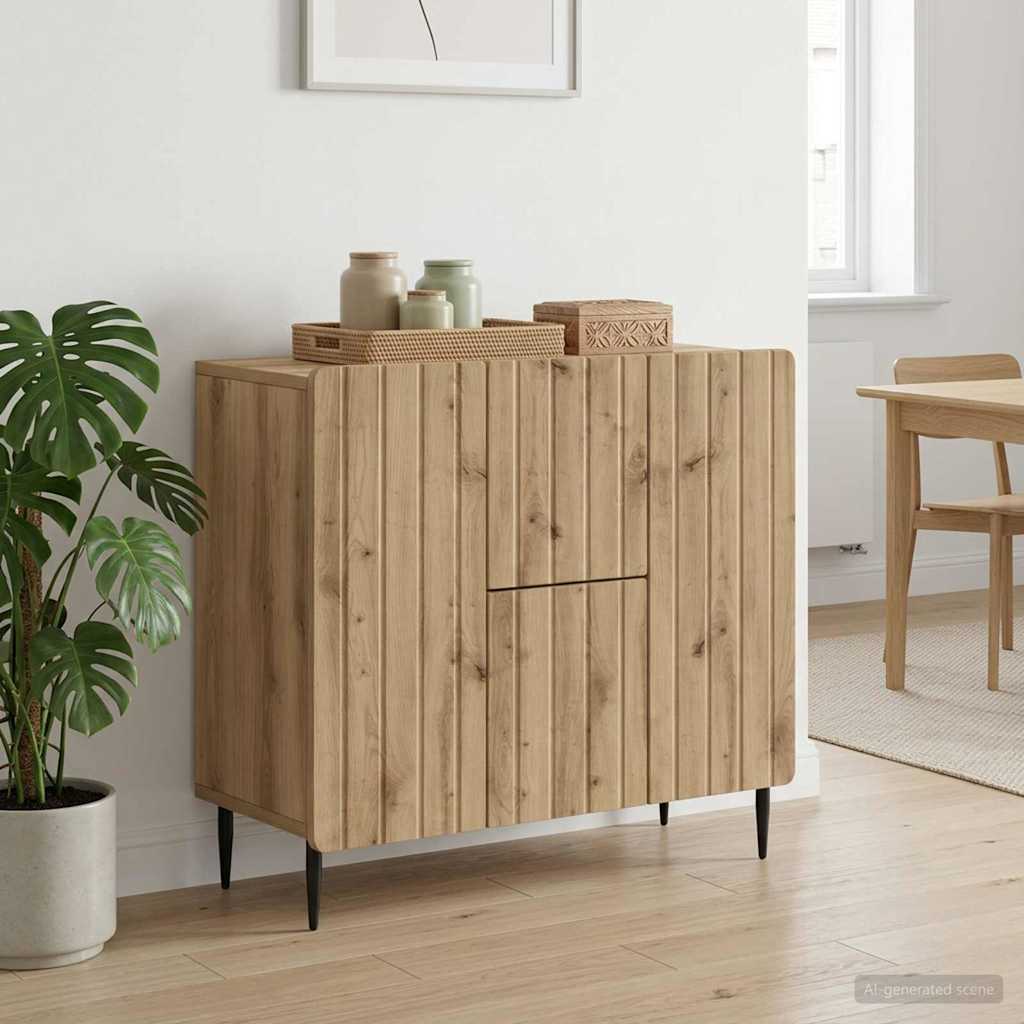 Kõide sahtliga Artisan tamm 89 x 34,5 x 62 cm Tehispuit