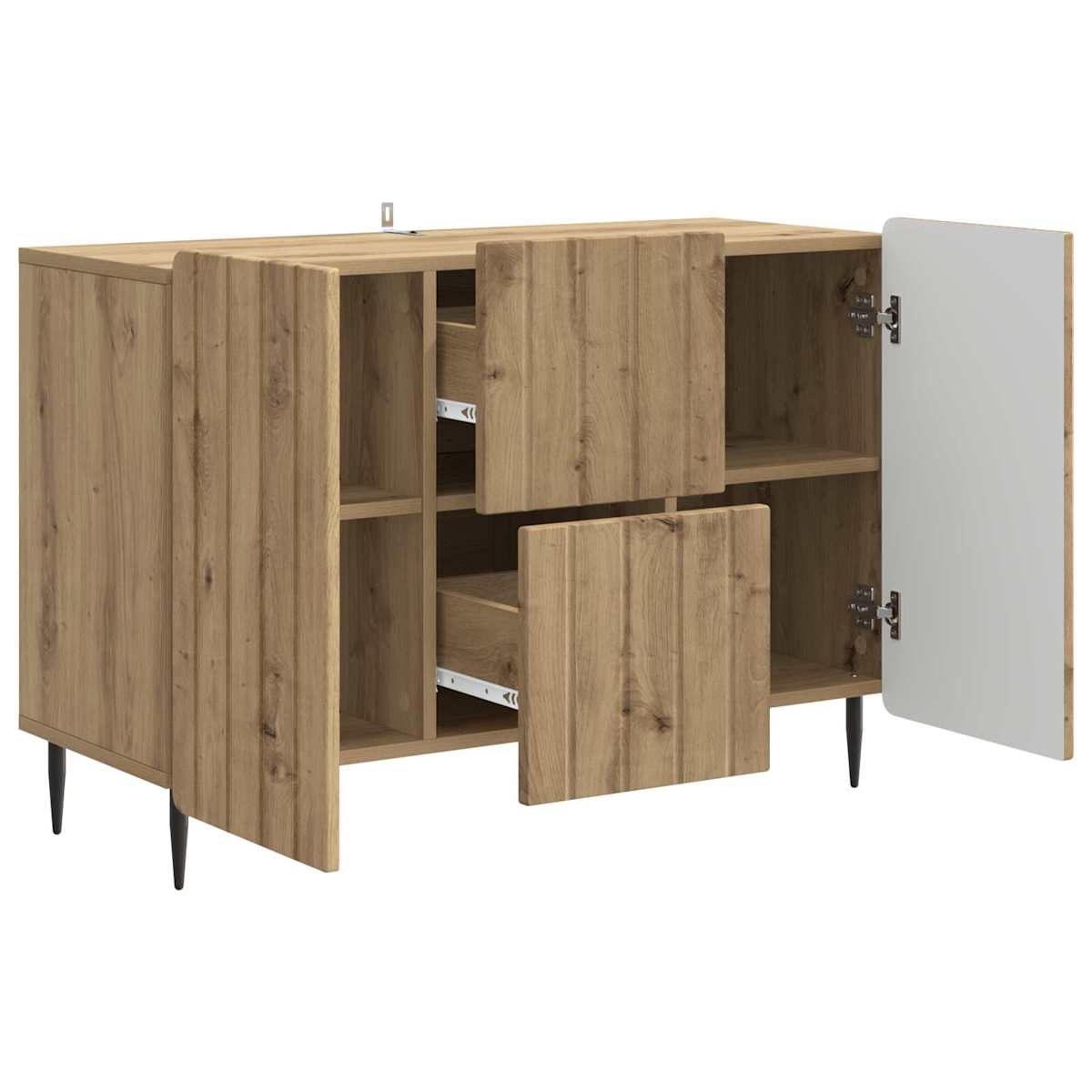 Sideboard 89 x 34,5 x 62 cm Konstrueret træ - Billede 4