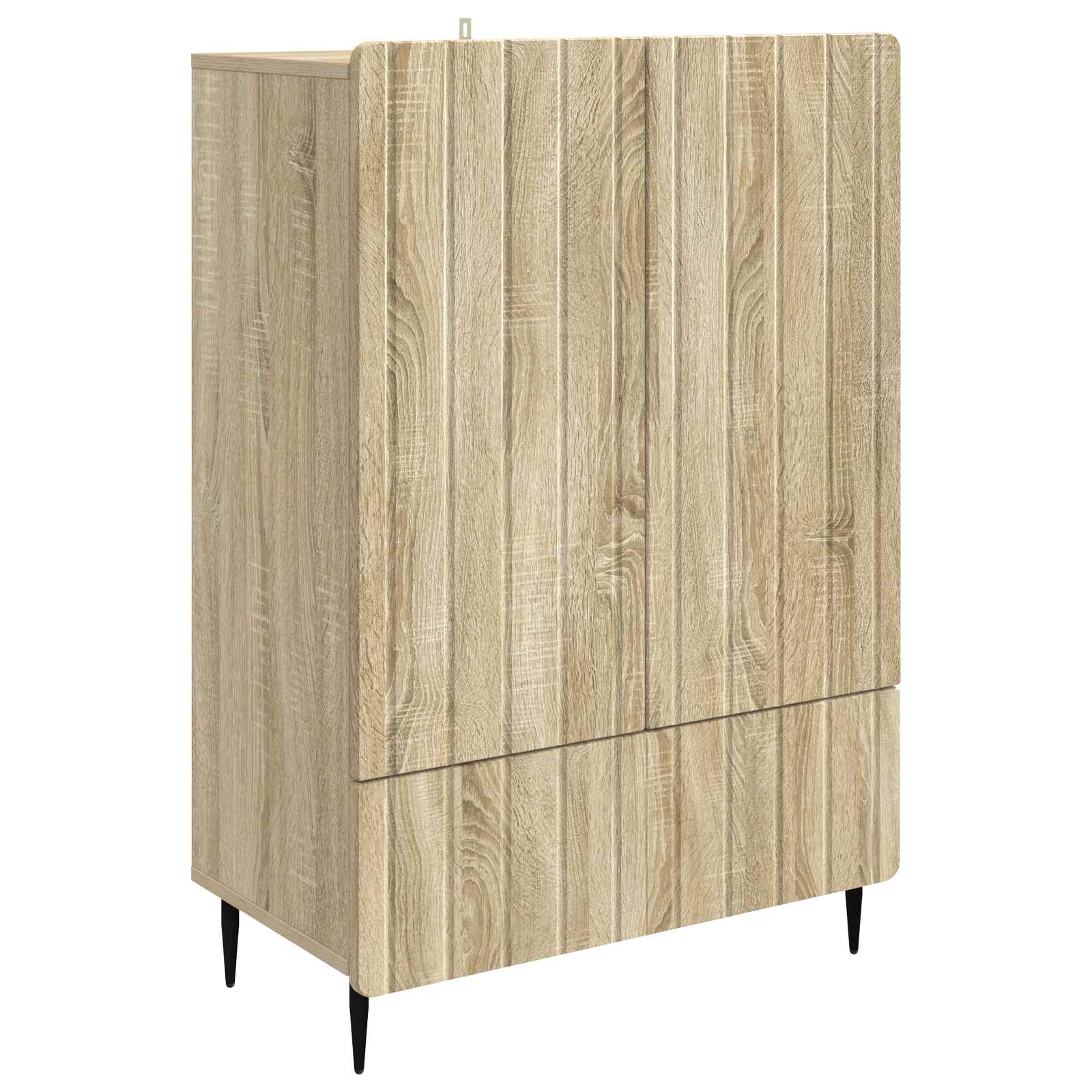 vidaXL Bufet cu sertar Stejar Sonoma 66 x 34,5 x 97 cm Lemn prelucrat