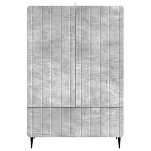 Servírovací skříň se zásuvkou Betonově šedá 66 x 34,5 x 97 cm - obrázek 5