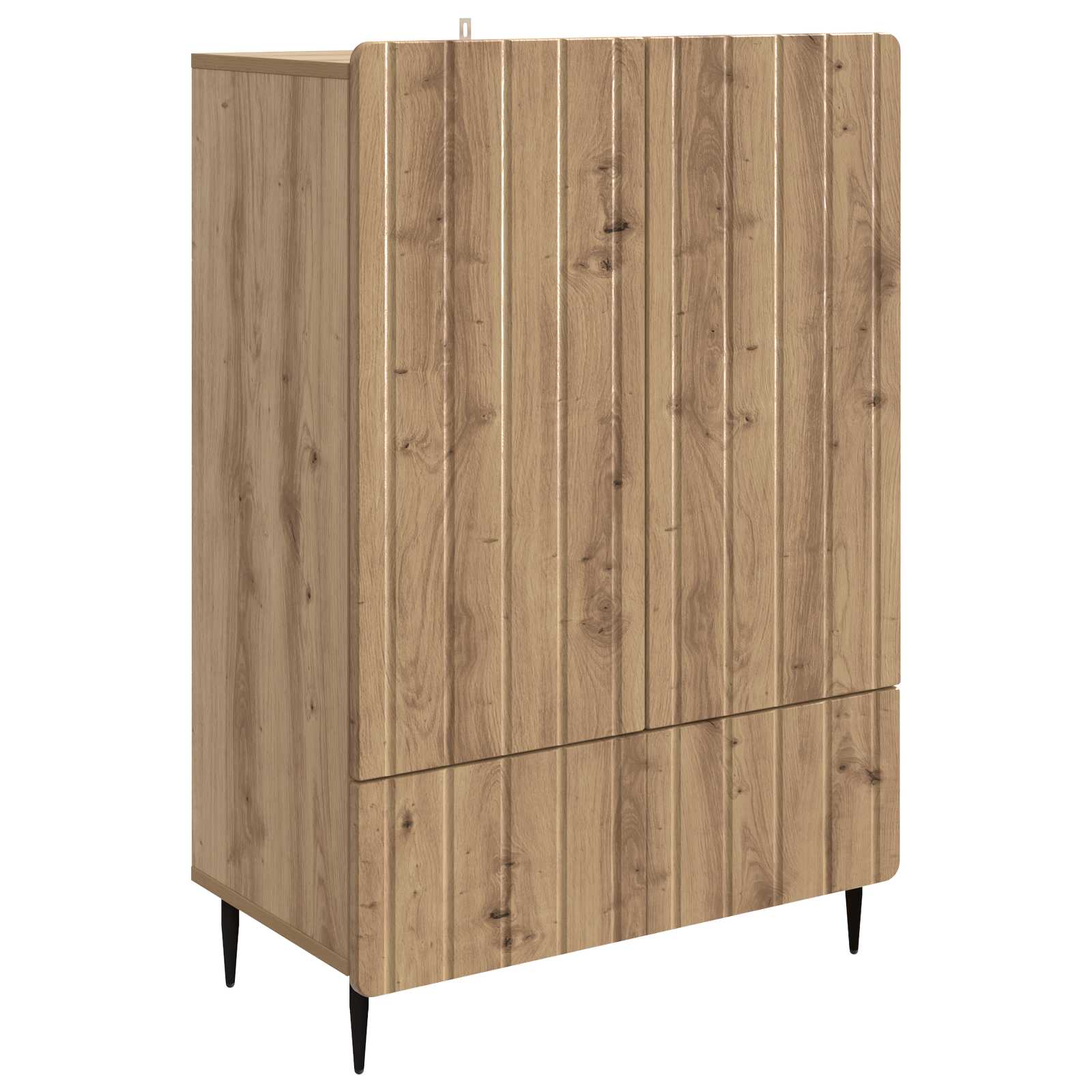 vidaXL Sideboard Artisan-Eiche 66 x 34,5 x 97 cm Holzwerkstoff