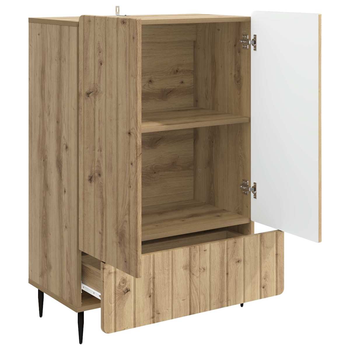 Sideboard 66 x 34,5 x 97 cm Konstrueret træ - Billede 4