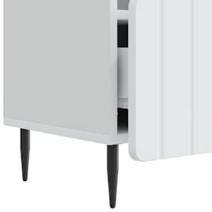 Televizní skříň Bílá 102 x 34,5 x 50 cm Kompozitní dřevo - obrázek 9