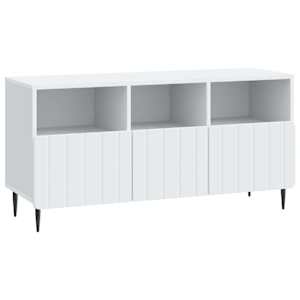 TV omarica s predalom Bela 102 x 34,5 x 50 cm Inženirski les