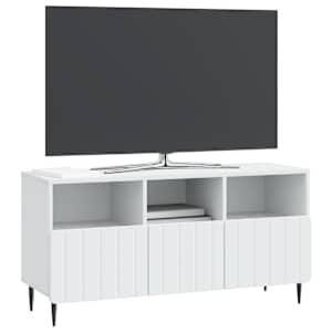 Televizní skříň Bílá 102 x 34,5 x 50 cm Kompozitní dřevo - obrázek 3