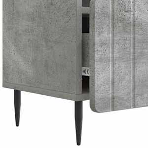 Televizní skříň se zásuvkou Betonově šedá 102 x 34,5 x 50 cm - obrázek 9