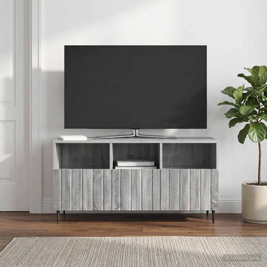 TV-kaappi Harmaa sonoma 102 x 34,5 x 50 cm Tekninen puu
