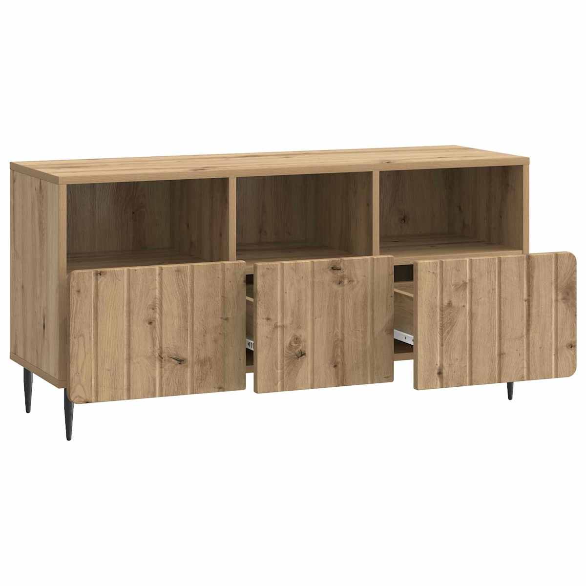 TV-skab 102 x 34,5 x 50 cm Konstrueret træ - Billede 4