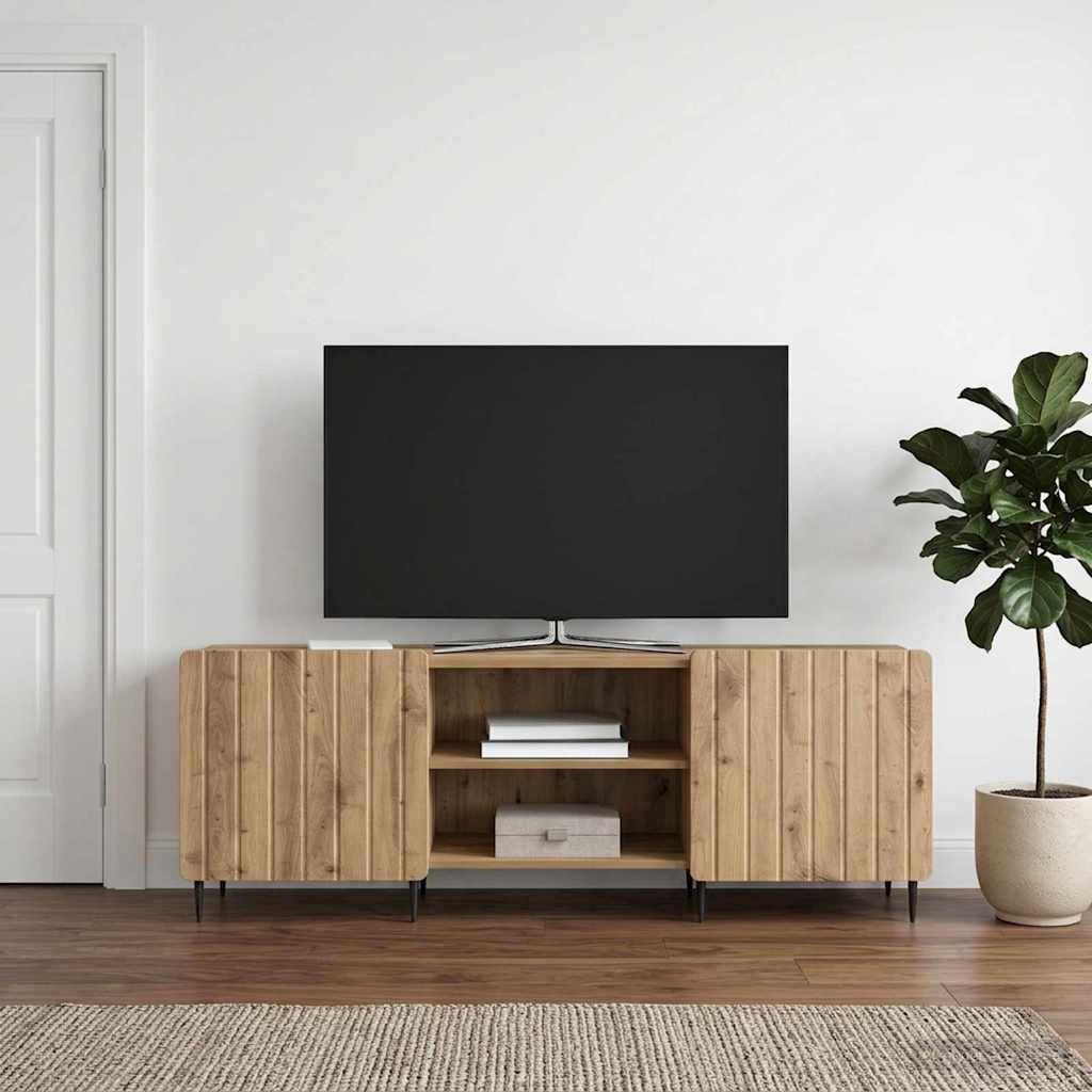 TV-kaappi Artisaanitammi 150 x 31 x 52 cm Tekninen puu - Image 4