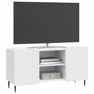 Televizní skříň Bílá 102 x 34,5 x 52 cm Kompozitní dřevo - obrázek 3