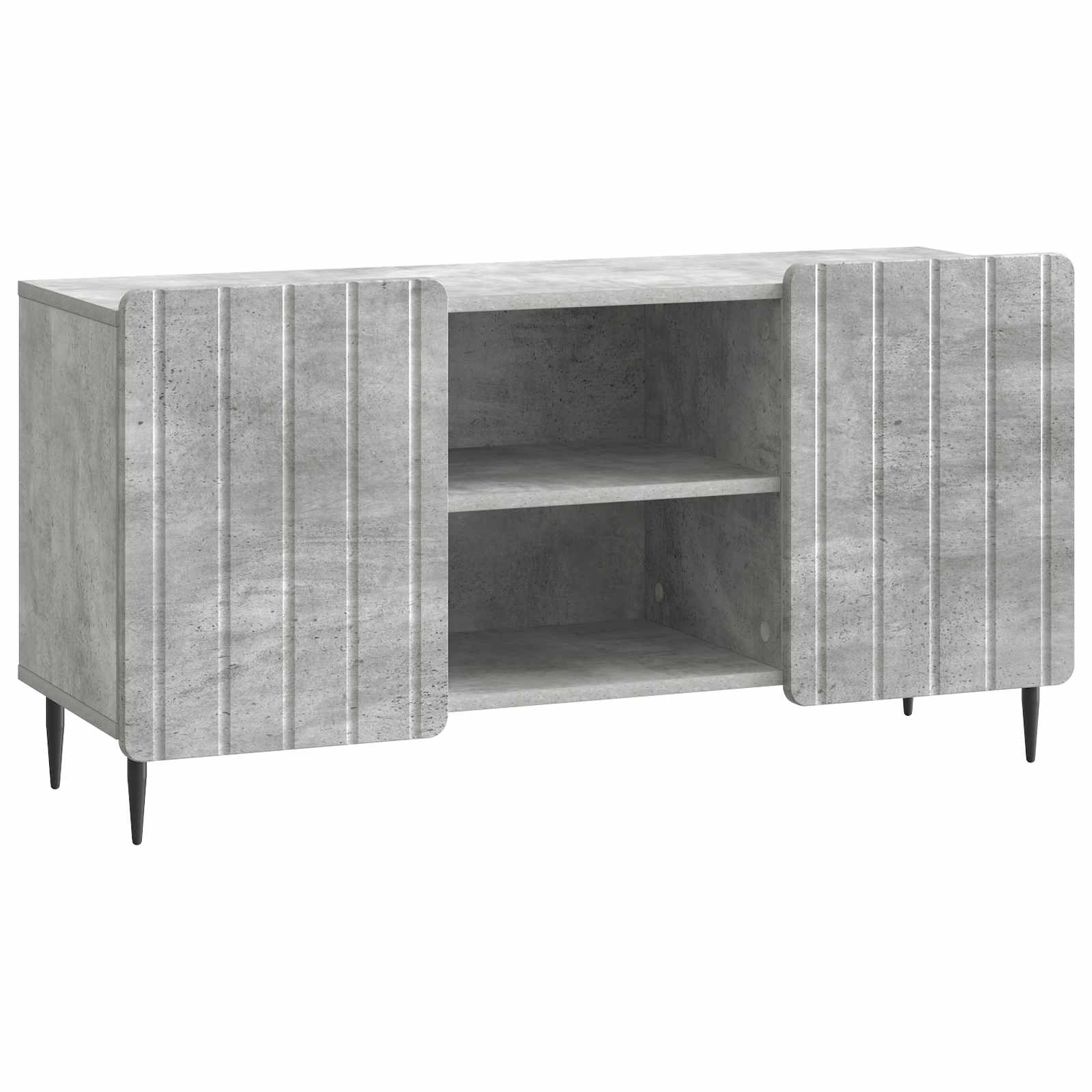 vidaXL Cabinet TV Gri Beton 102 x 34,5 x 52 cm Lemn prelucrat