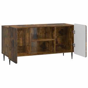 Televizní skříň Kouřový dub 102 x 34,5 x 52 cm Kompozitní dřevo - obrázek 5
