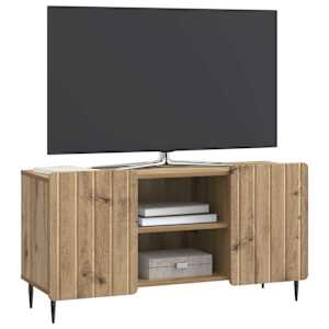 Televizní skříň 102 x 34,5 x 52 cm Dub artisan Kompozitní dřevo - obrázek 3
