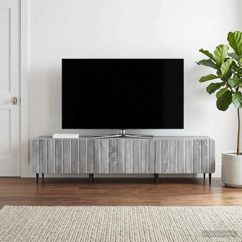 TV-kaappi Harmaa sonoma 147 x 34,5 x 32 cm Tekninen puu