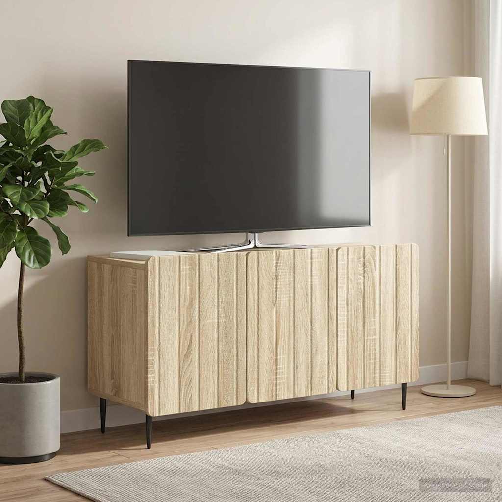 vidaXL Cabinet TV Stejar Sonoma 99 x 34,5 x 52 cm Lemn prelucrat