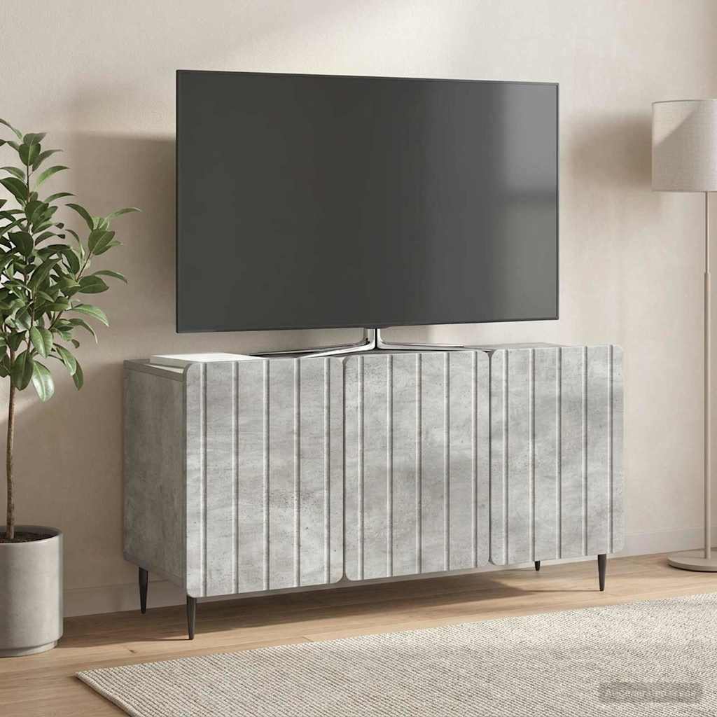 vidaXL Cabinet TV Gri Beton 99 x 34,5 x 52 cm Lemn prelucrat