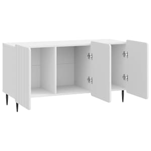 Televizní skříň Bílá s vysokým leskem 99 x 34,5 x 52 cm - obrázek 3