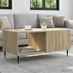 Klubska miza Sonoma hrast 90 x 50 x 40 cm Inženirski les