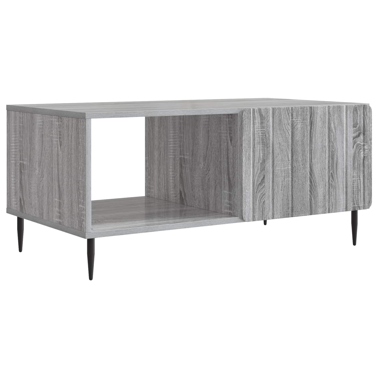vidaXL Masă de cafea Sonoma gri 90 x 50 x 40 cm Lemn prelucrat