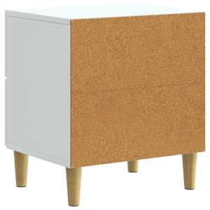 Noční skříňka 2 pcs Bílá 43 x 34,5 x 48 cm Kompozitní dřevo - obrázek 7