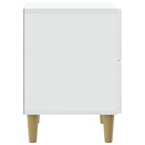 Noční skříňka 2 pcs Bílá 43 x 34,5 x 48 cm Kompozitní dřevo - obrázek 6