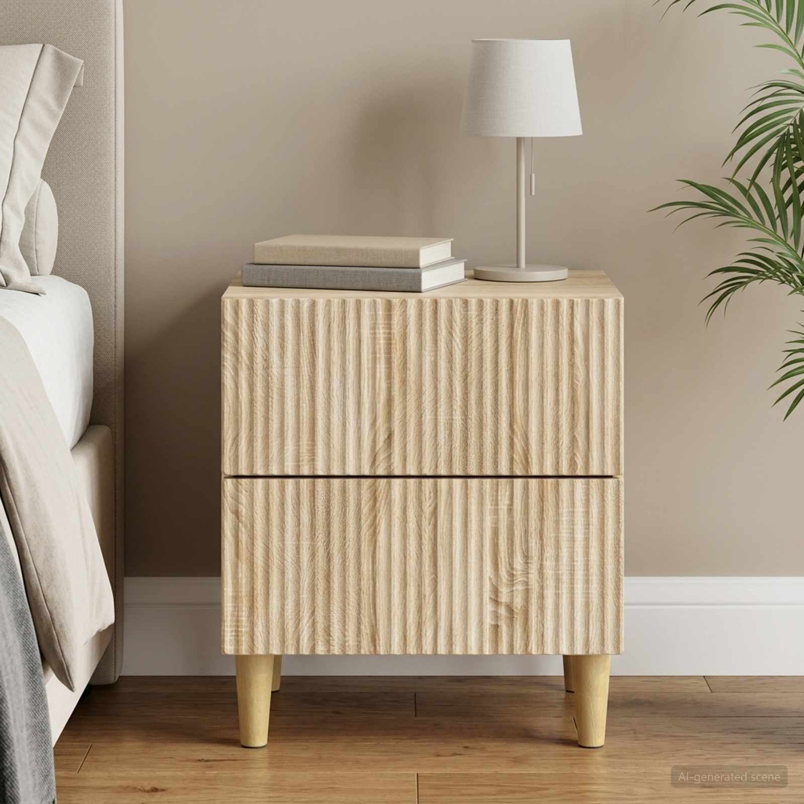 Κομοδίνο Sonoma Δρυς 43 x 34,5 x 48 εκ Επεξεργασμένο Ξύλο