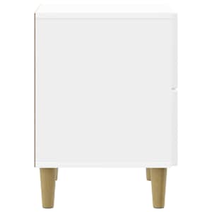Noční skříňka 2 pcs Bílá s vysokým leskem 43 x 34,5 x 48 cm - obrázek 8