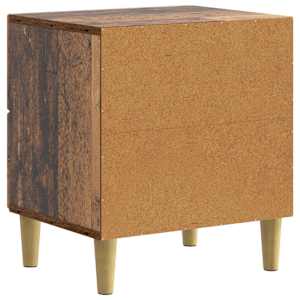 Noční skříňka se zásuvkou 2 pcs Staré dřevo 43 x 34,5 x 48 cm - obrázek 9