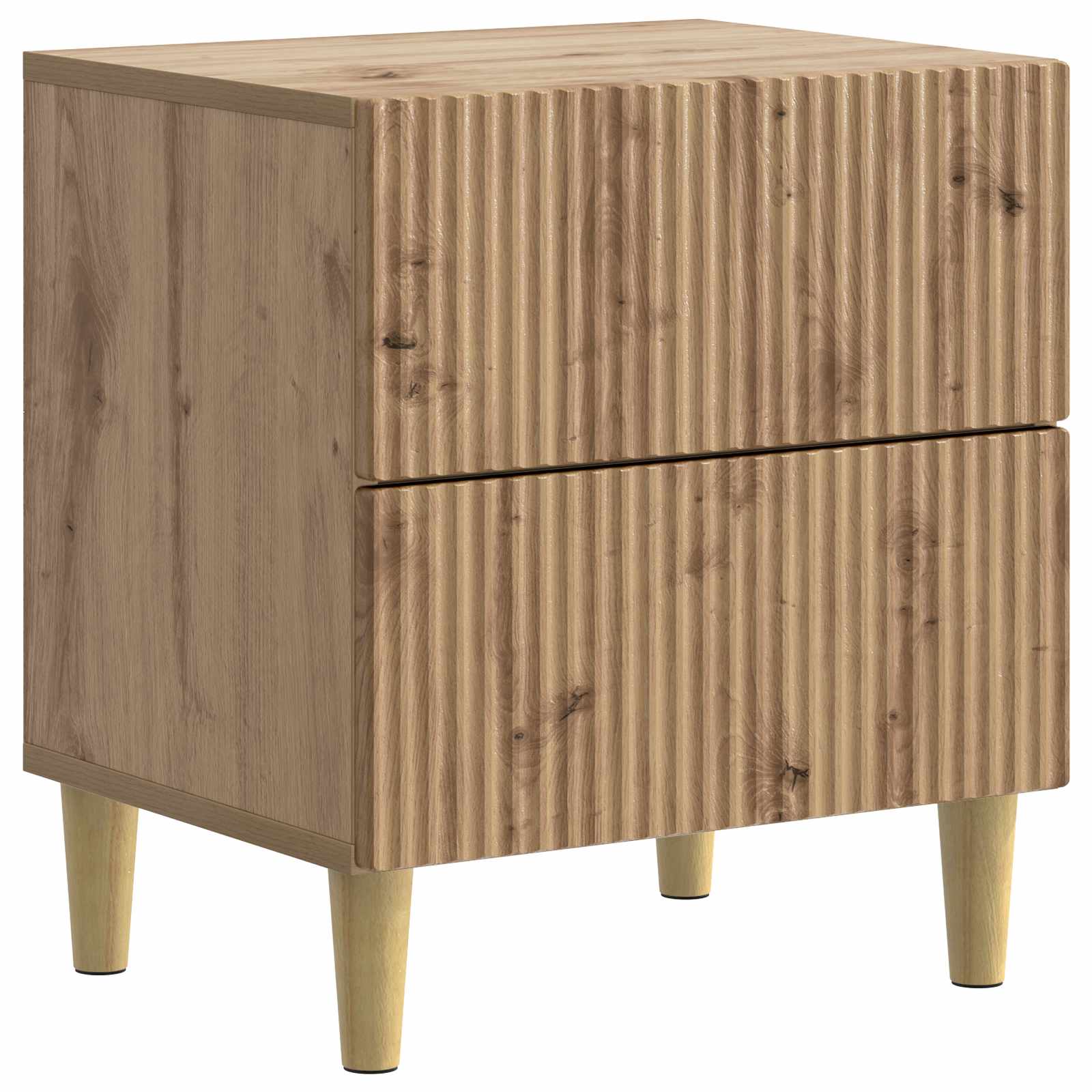 vidaXL Dulap de noapte cu sertar Stejar Artizanal 43 x 34,5 x 48 cm
