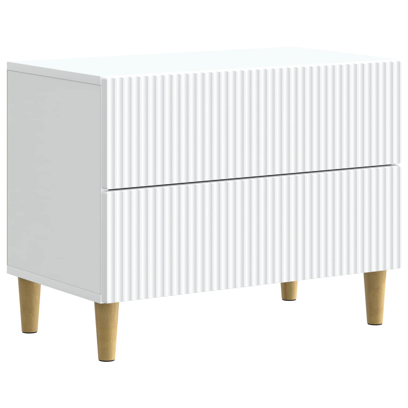 vidaXL Dulap de noapte cu sertar Alb 62 x 34,5 x 48 cm Lemn prelucrat