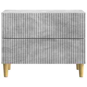 Noční skříňka Betonově šedá 62 x 34,5 x 48 cm Kompozitní dřevo - obrázek 5