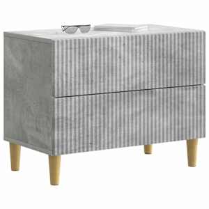 Noční skříňka Betonově šedá 62 x 34,5 x 48 cm Kompozitní dřevo - obrázek 3