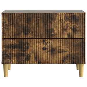 Noční skříňka Kouřový dub 62 x 34,5 x 48 cm Kompozitní dřevo - obrázek 5