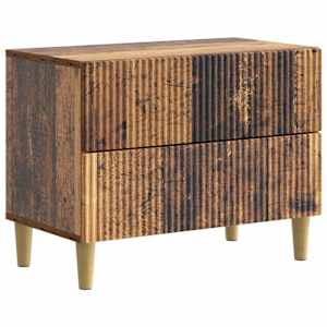 Noční skříňka Staré dřevo 62 x 34,5 x 48 cm Kompozitní dřevo - obrázek 2
