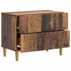 Noční skříňka Staré dřevo 62 x 34,5 x 48 cm Kompozitní dřevo - obrázek 4