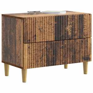 Noční skříňka Staré dřevo 62 x 34,5 x 48 cm Kompozitní dřevo - obrázek 3